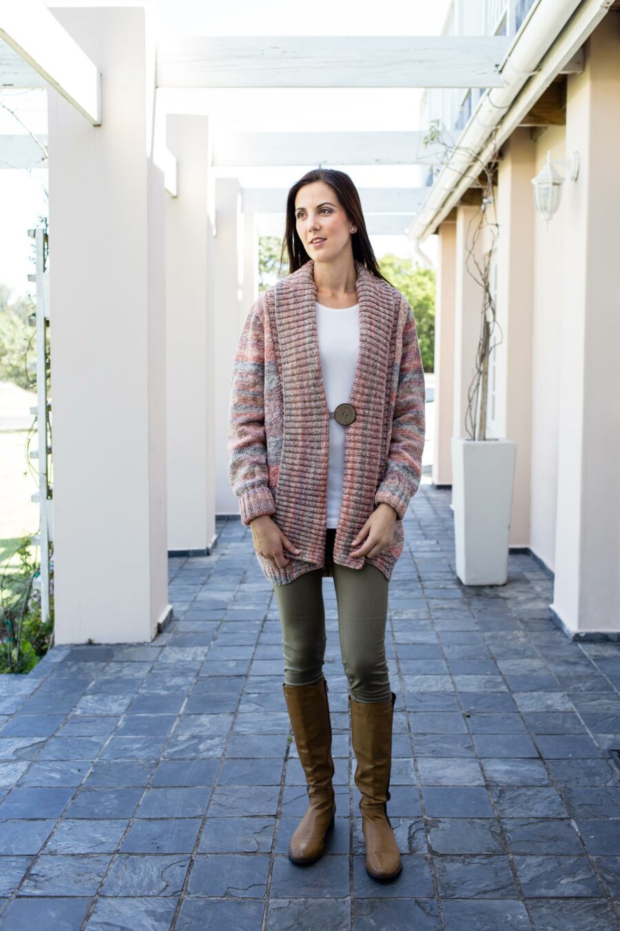 7596 - Wide Welt Cardigan