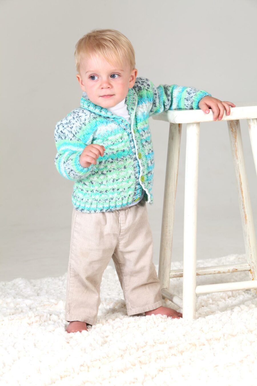 7458 - Shawl Collar Cardigan