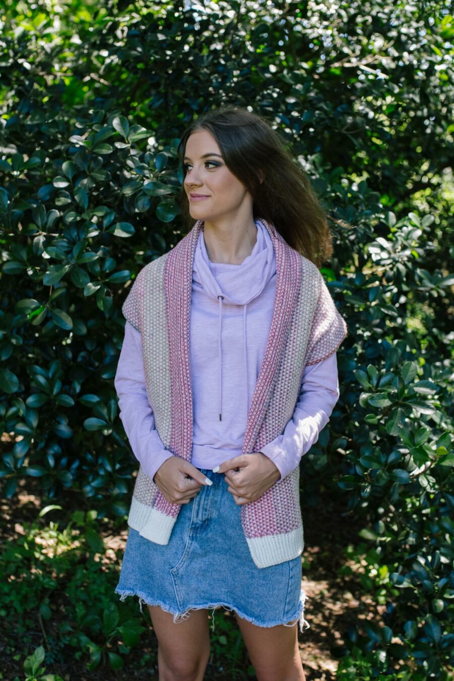 7834 - Linen Stitch Cardigan