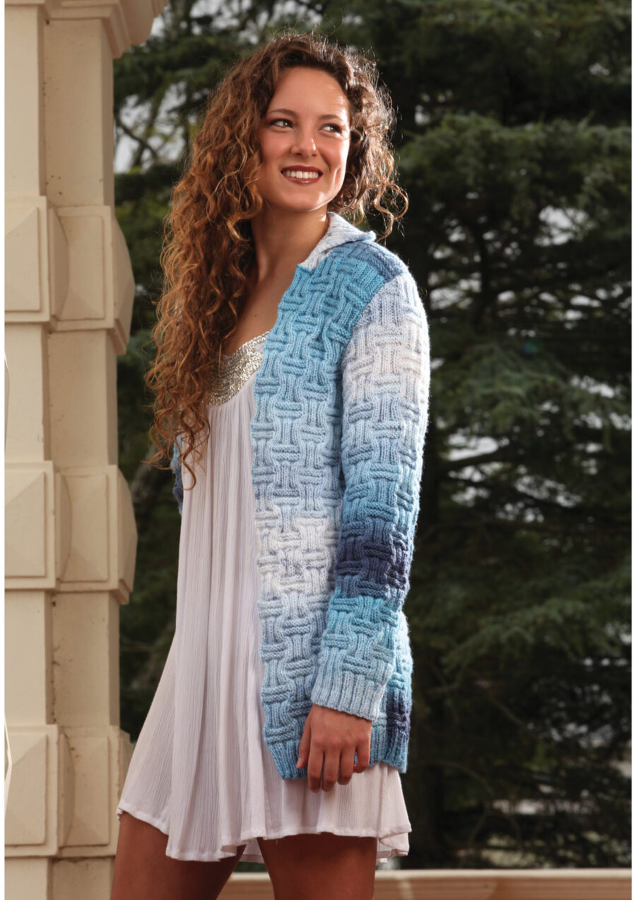 7128 - Textured Cardigan