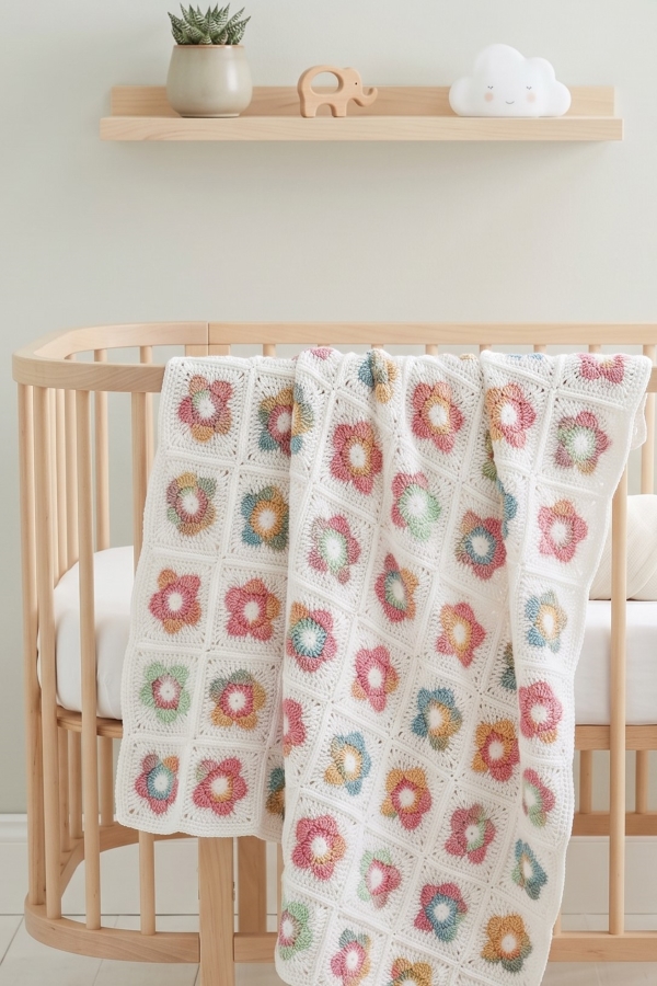 8000 - Little Meadow Blooms Blanket